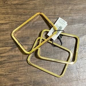 WHBM rectangle bracelet set